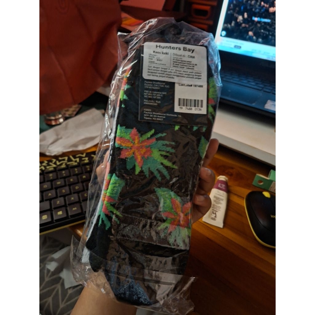 Kaos Kaki Hunters Bay Payless Motif isi 5 pasang
