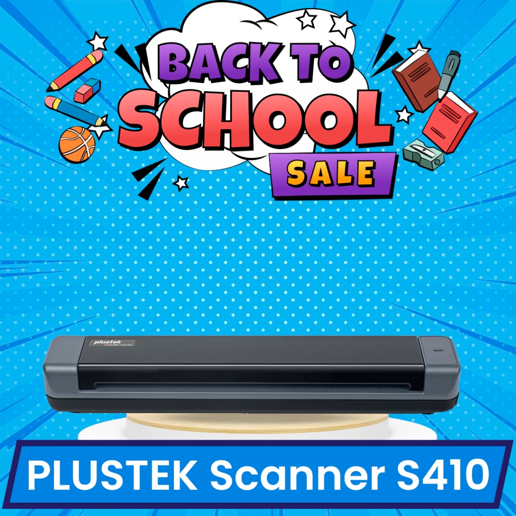 PLUSTEK Scanner S410 Plus Mobile Portable MobileOffice S 410