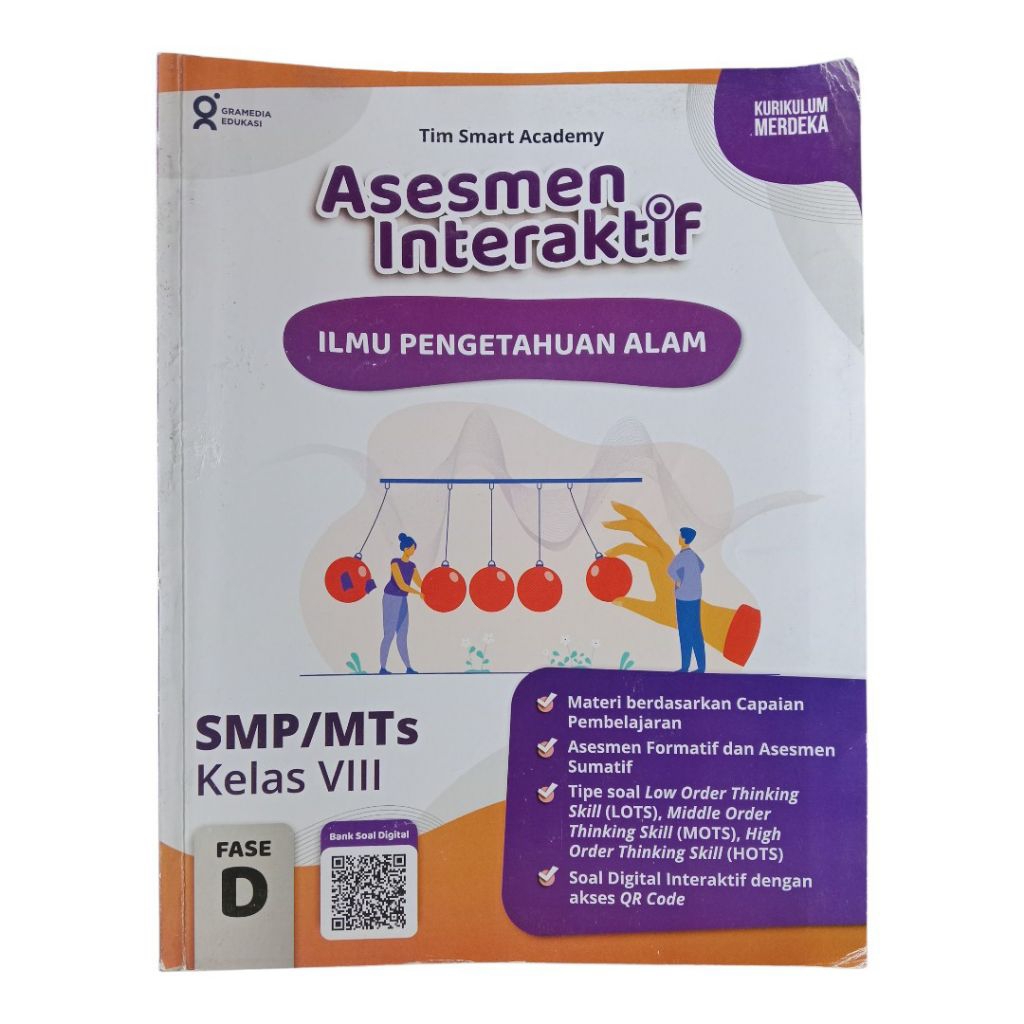 Buku Asesmen Interaktif Ilmu pengetahuan Alam Kelas VIII Smp Kurmer.