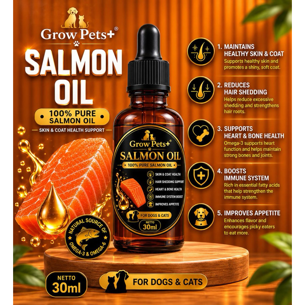 Salmon Oil (100% Pure Salmon Oil) || 30ml