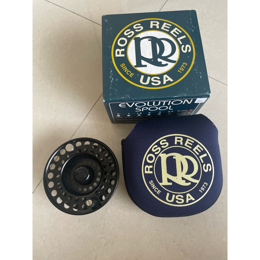 reel fly fishing ross evolution spool 3.5 like new