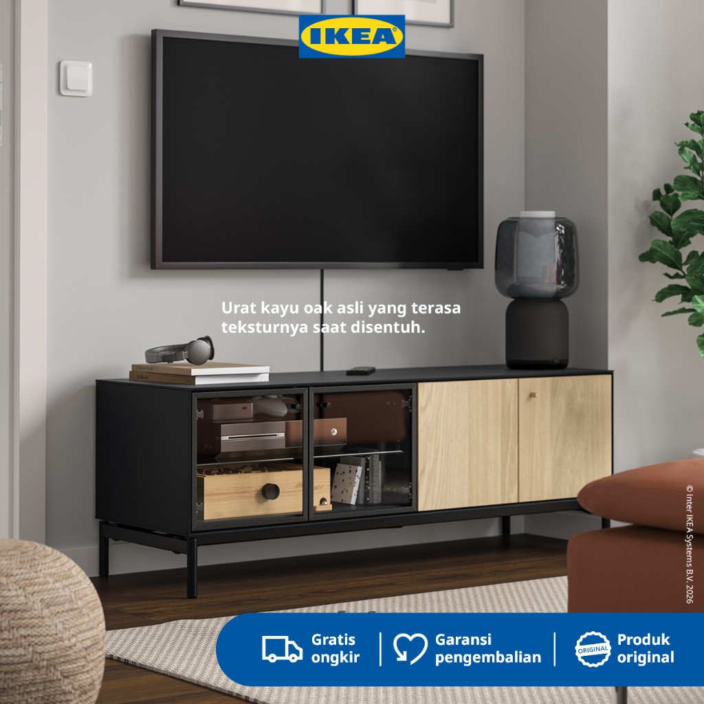 IKEA BOASTAD Meja Kabinet TV Minimalis 121x42x45 cm