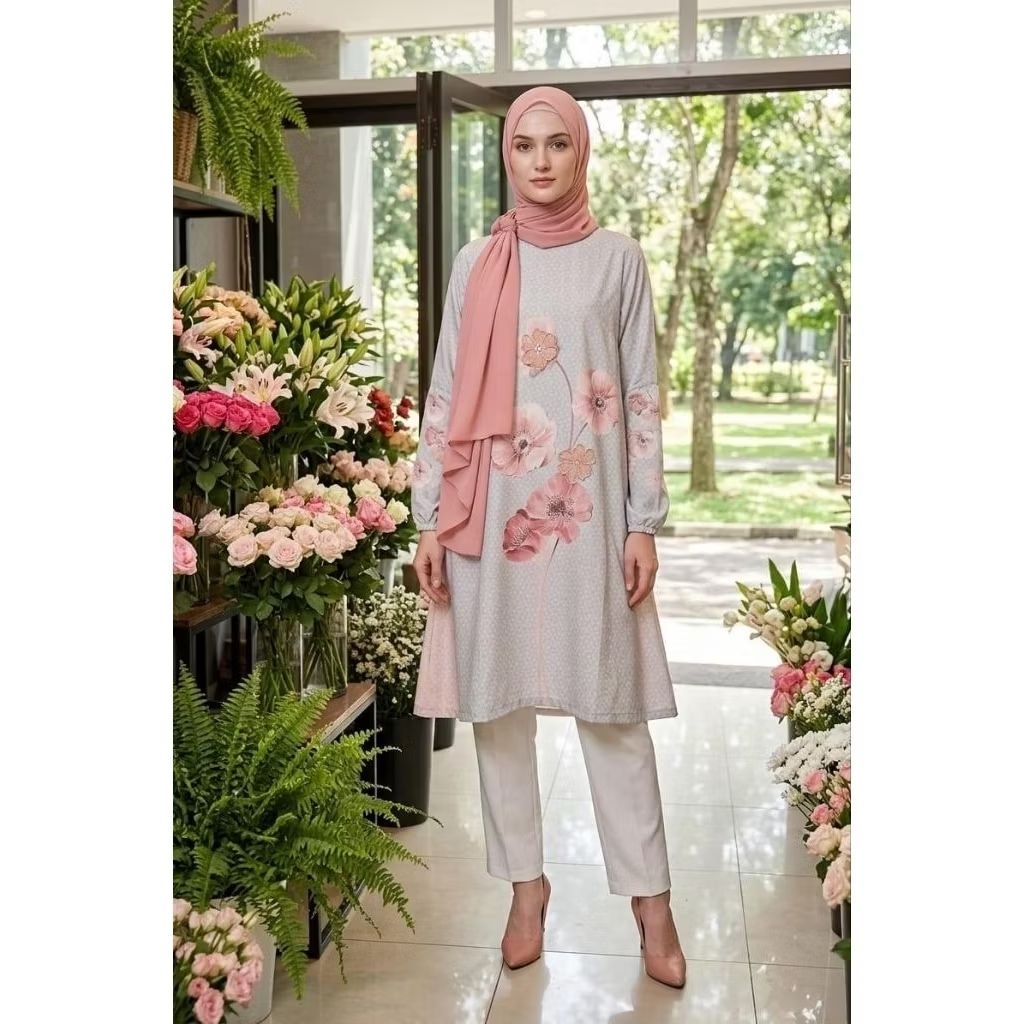Atalla tunik sage bunga