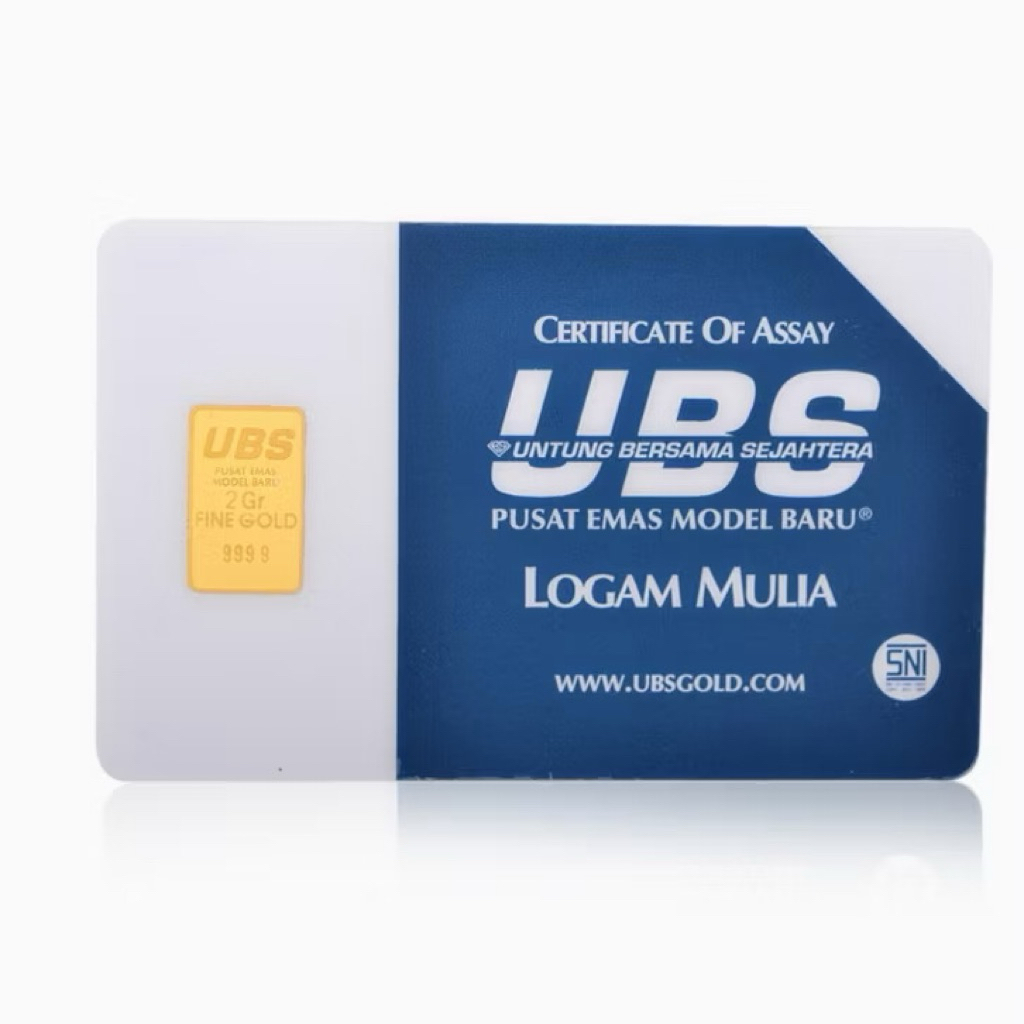 Logam Mulia – Emas Logam Mulia UBS – 2 gr Old Pack