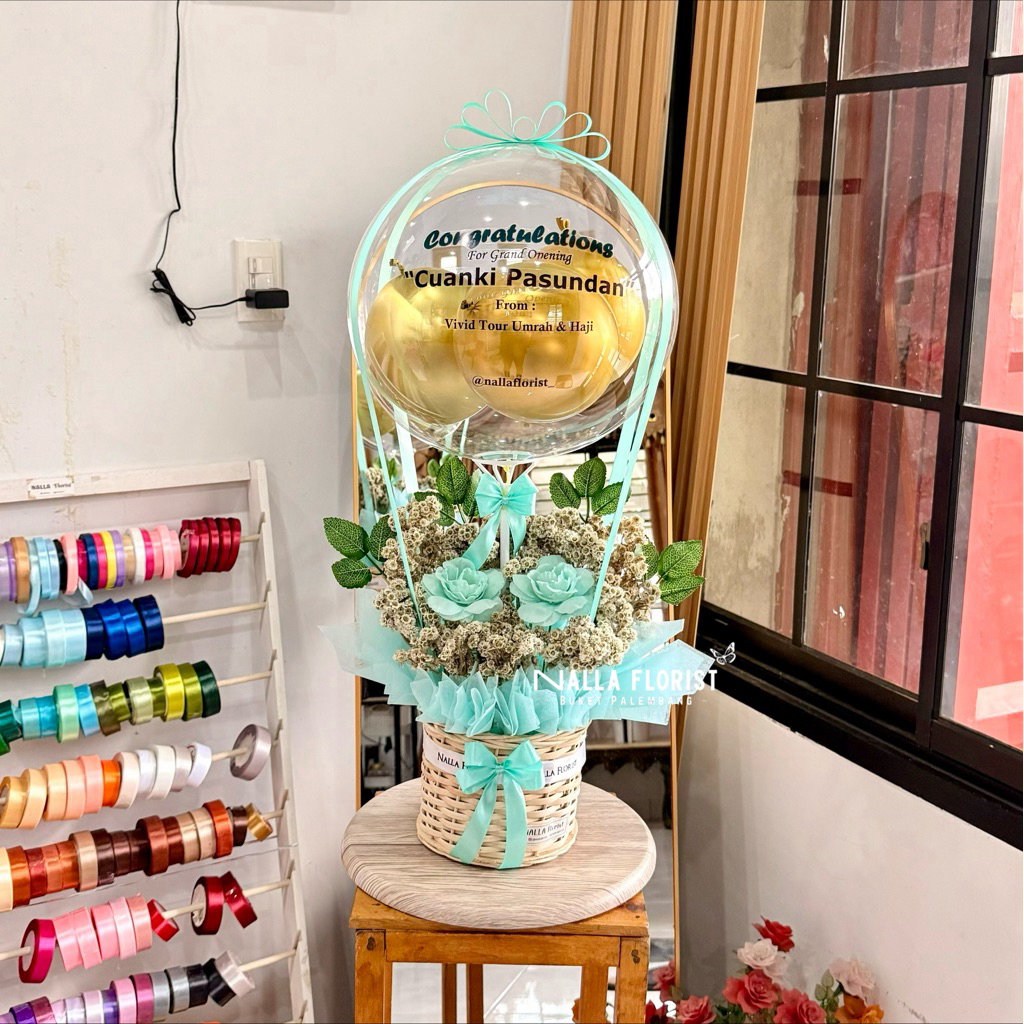 Buket Balon Edelwies / Buket Murah Palembang