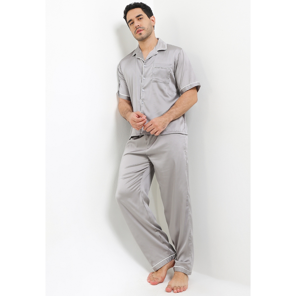 Setelan Baju Tidur Pria 321 Anne Wintours Abu-Abu  (13032026)(500)(62510 32056) Gift Kado Pyjamas Le