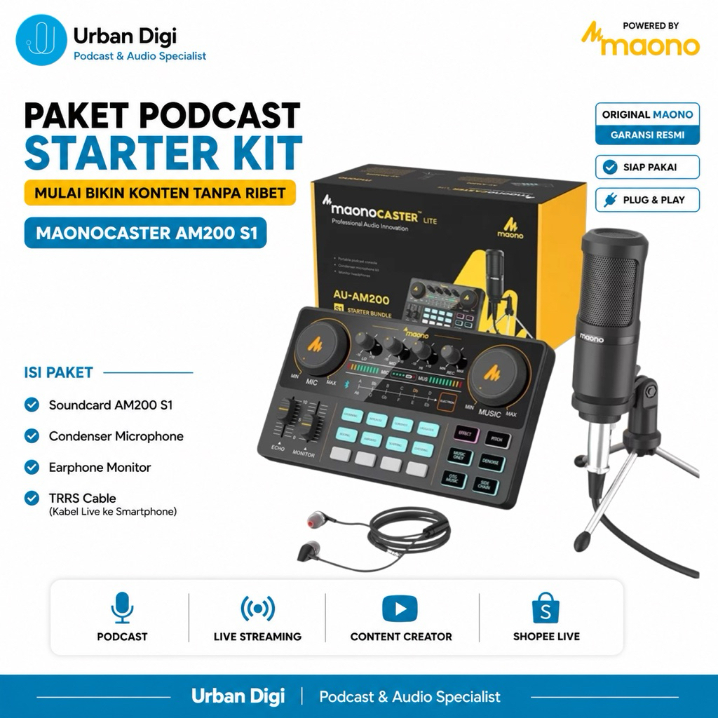 Maono Maonocaster AU-AM200 S1 Starter Bundle