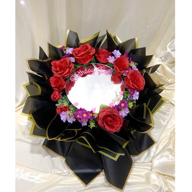 Liora Mirror Flower Bouquet | Buket Bunga Cermin | Bunga Cermin Kekinian