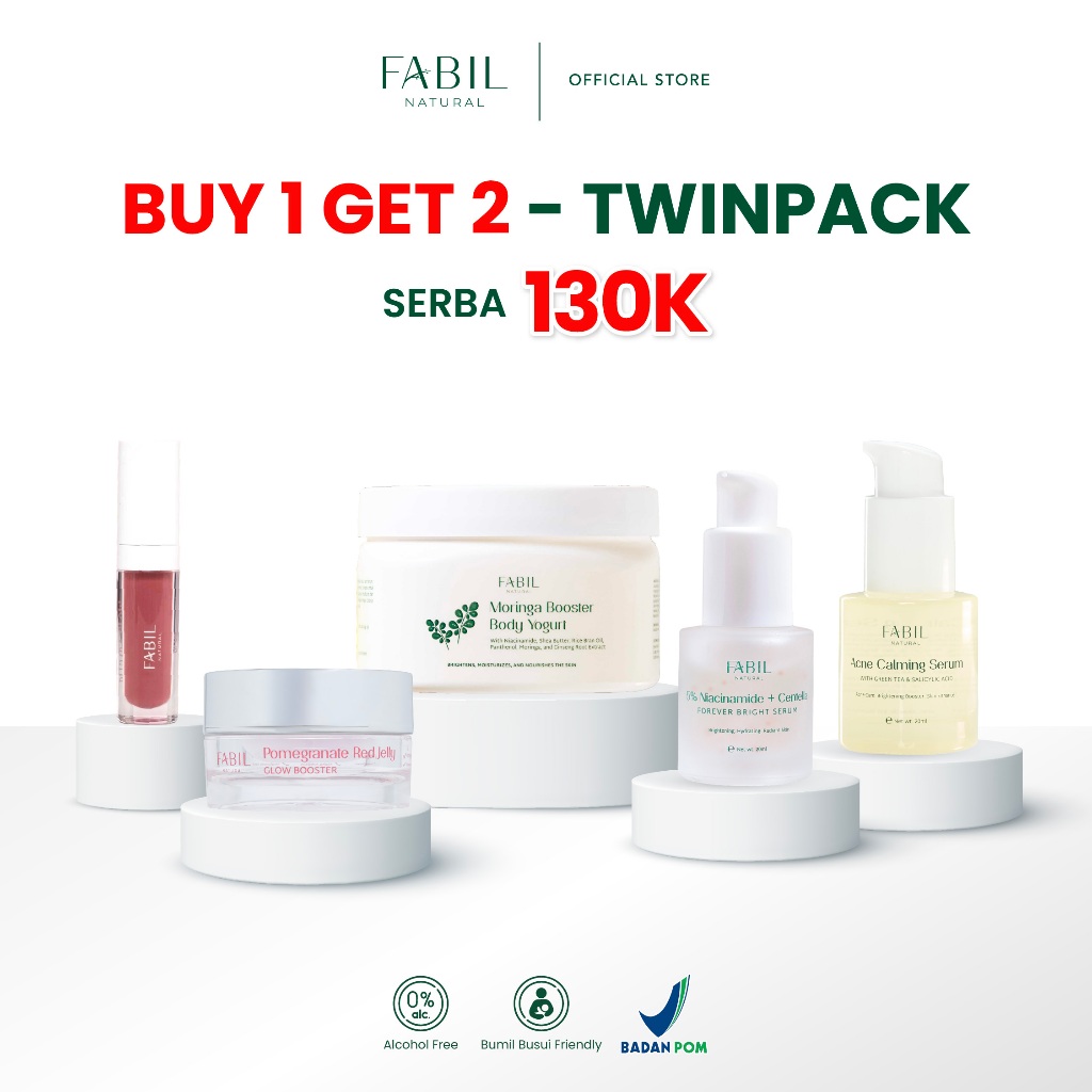 FABIL - Paket Bundle Twinpack Skincare Serba 130rb