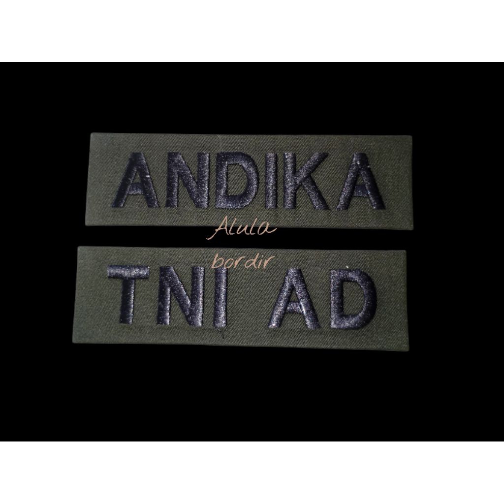 papan nama PDL TNI malvinas perkeras kain