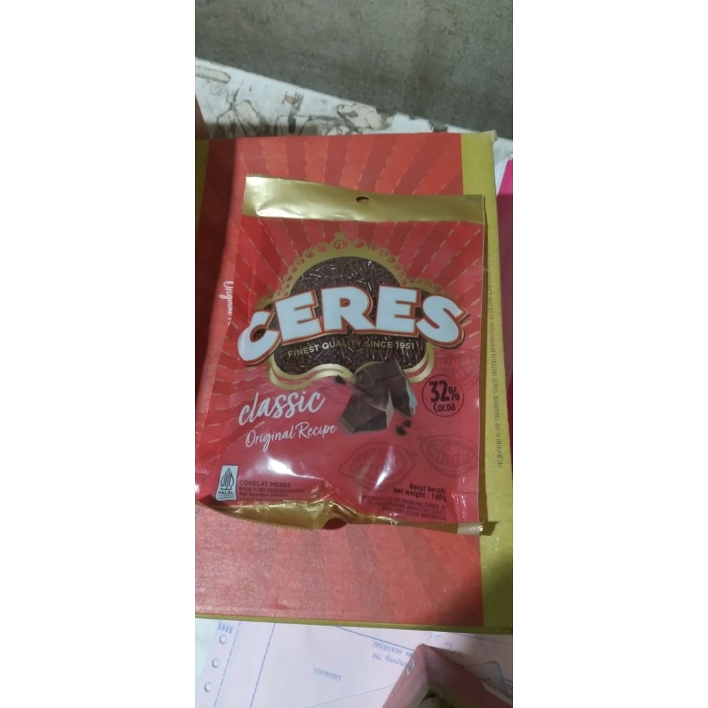 Meses Coklat Ceres classic original 140 gram