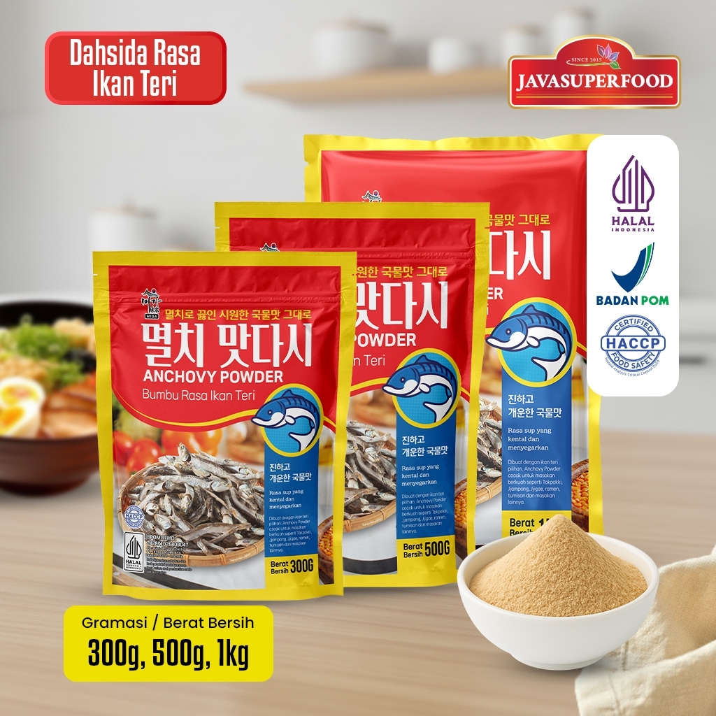 [HALAL] DASIDA ANCHOVY POWDER BUMBU RASA IKAN TERI / DASIDA RASA IKAN TERI / SOUP STOCK ANCHOVY DASH