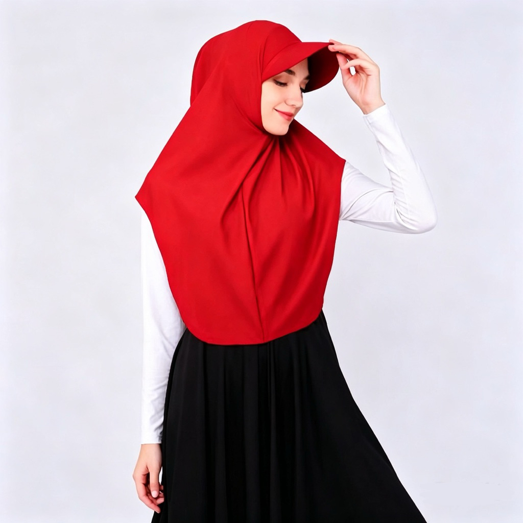 HIJAB TOPI / HIJAB SPORTY / JILBAB TOPI / JILBAB SPORTY / hijab olahraga