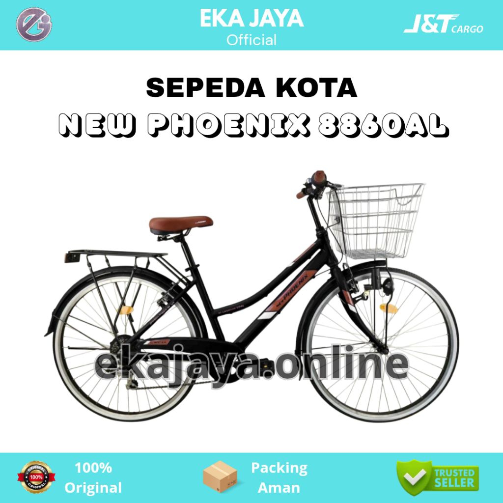 Sepeda Kota / CTB Frame Alloy Ukuran 26 NEW PHOENIX 8860AL