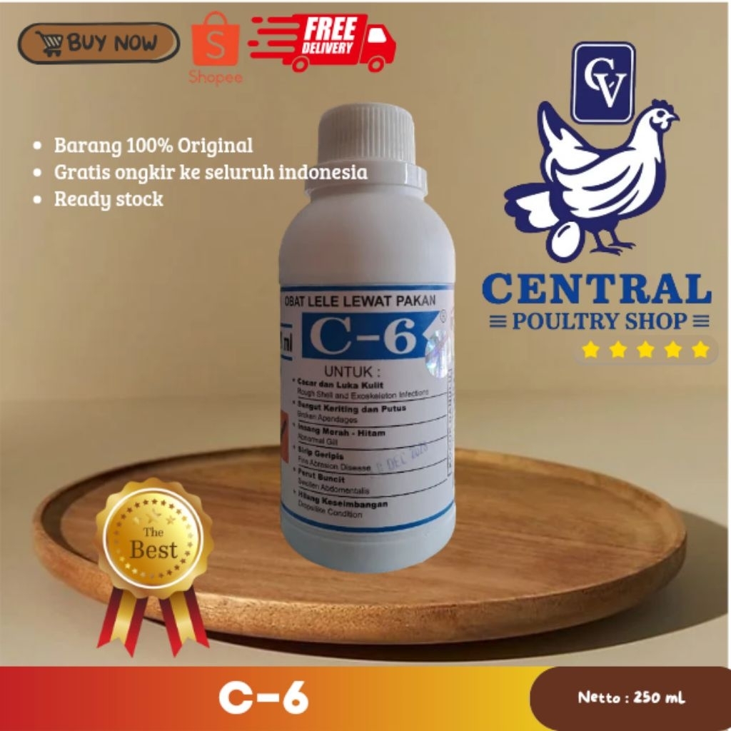 C-6 – Obat Lele Lewat Pakan 250 ml