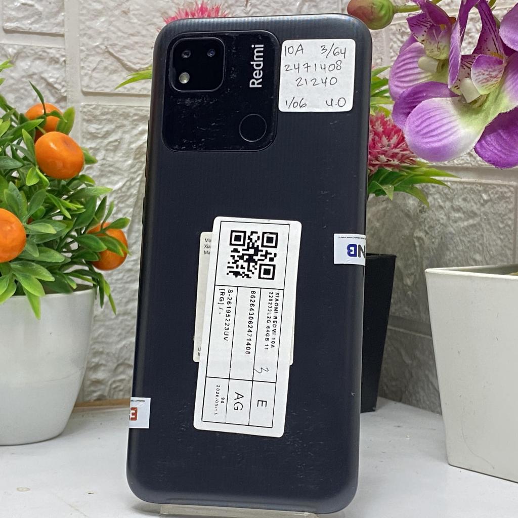 Xiaomi Redmi 10A 3/64GB Bekas Second Eks Grs Resmi