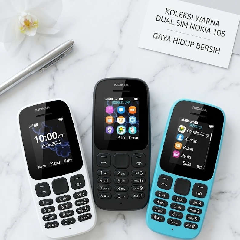 JUAL MURAH HP N0K14 105 2017(N0K14 SABUN),N0K14 105 LAMA RM 908 (NOKIA 105 BIASA) HP SECOND NORMAL S