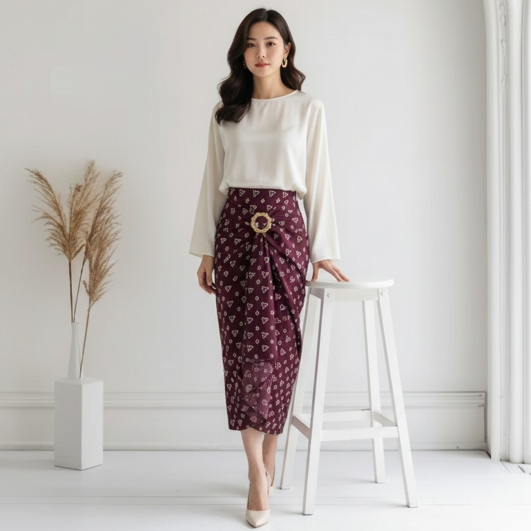 Nusa Kebaya Rok Lilit Jumputan / Rok Lilit Batik Jumputan / Rok Jumputan