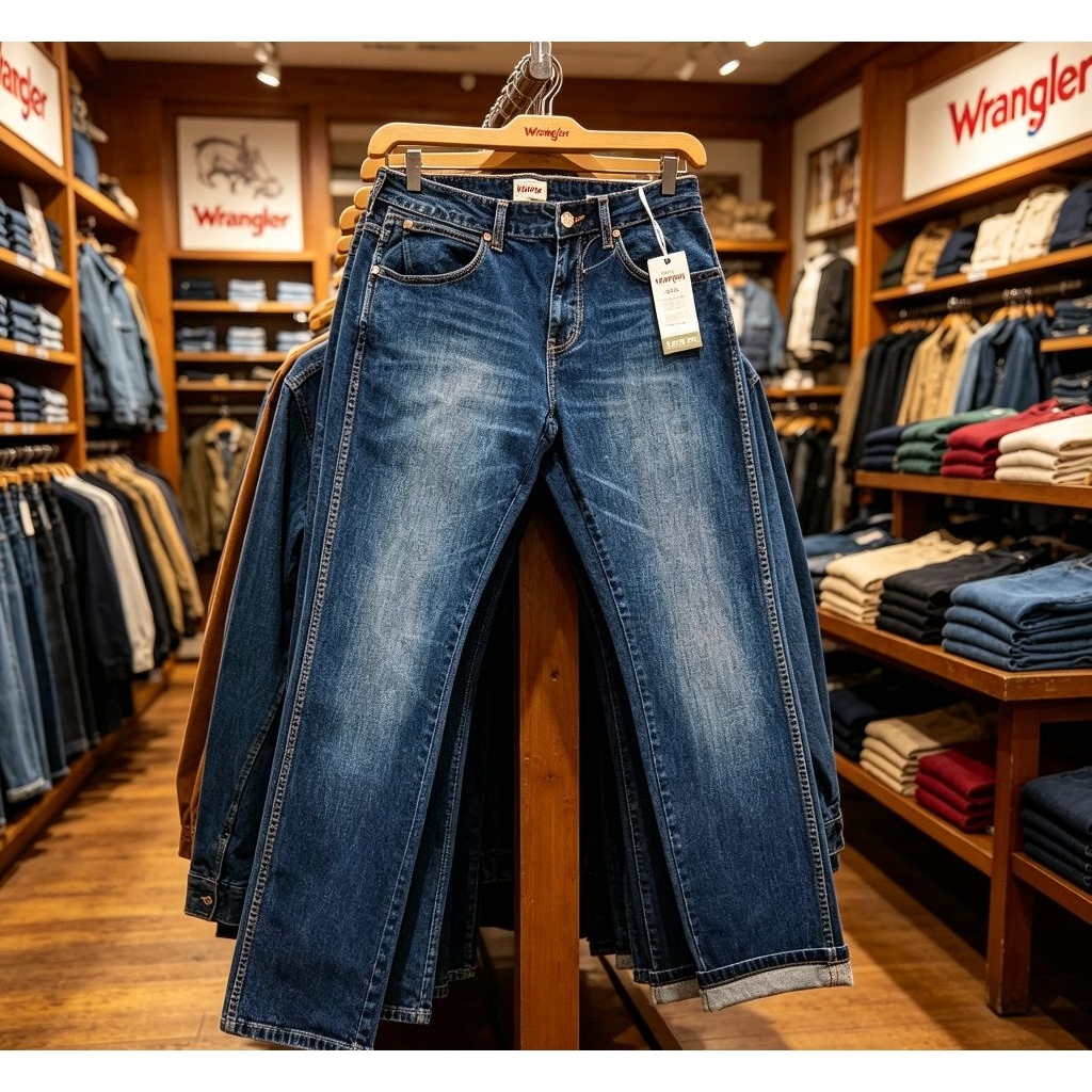 WRANGLER GREENSBORO ORIGINAL SIZE 31 & 36 REGULER FIT