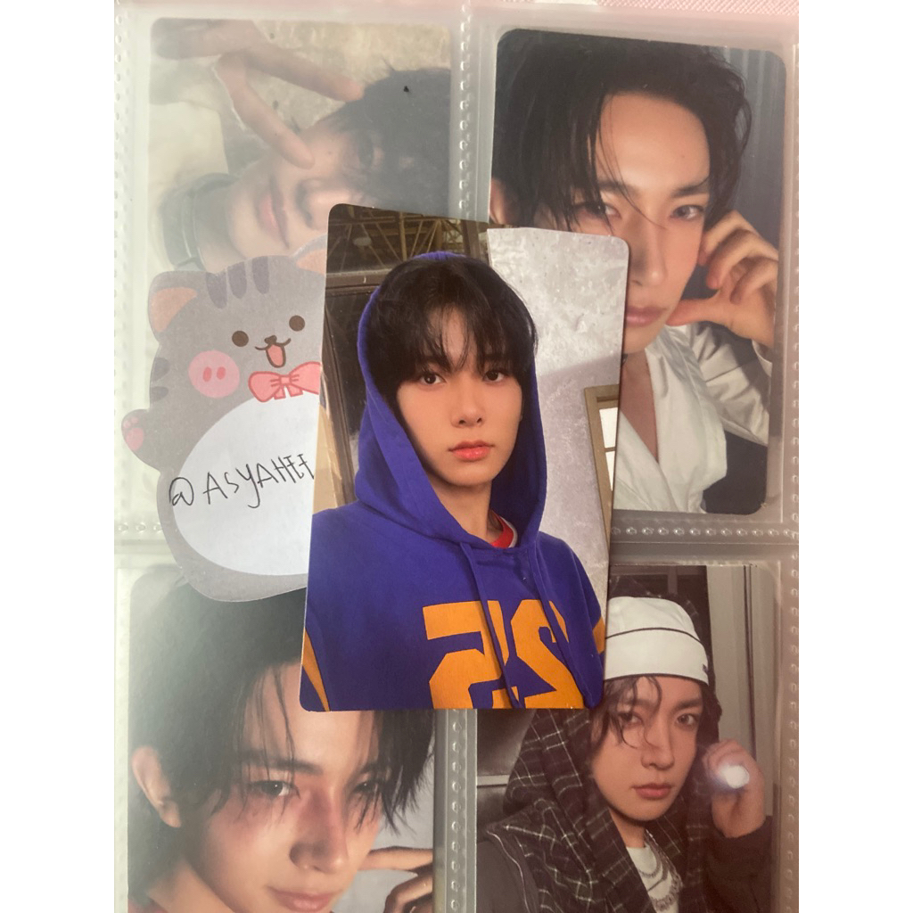 HEESEUNG HOODIE OFFICIAL PHOTOCARD HEESEUNG OF ENHYPEN PHOTOCAR