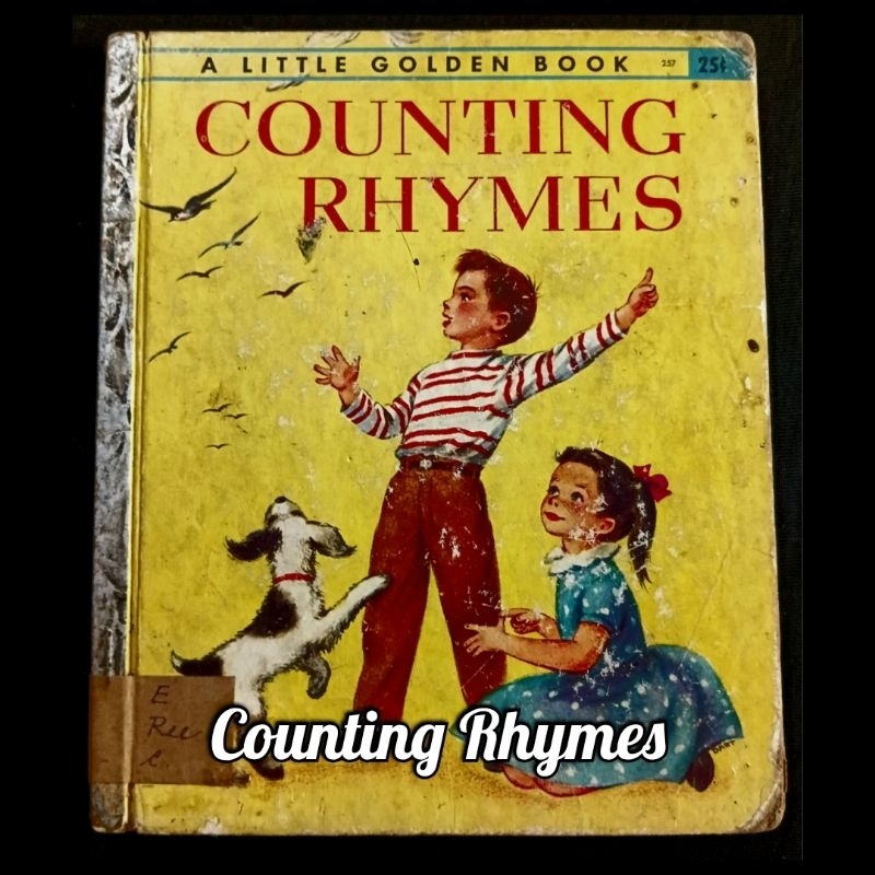 cergam anak import bhs Inggris COUNTING RHYMES Cetakan th. 1947