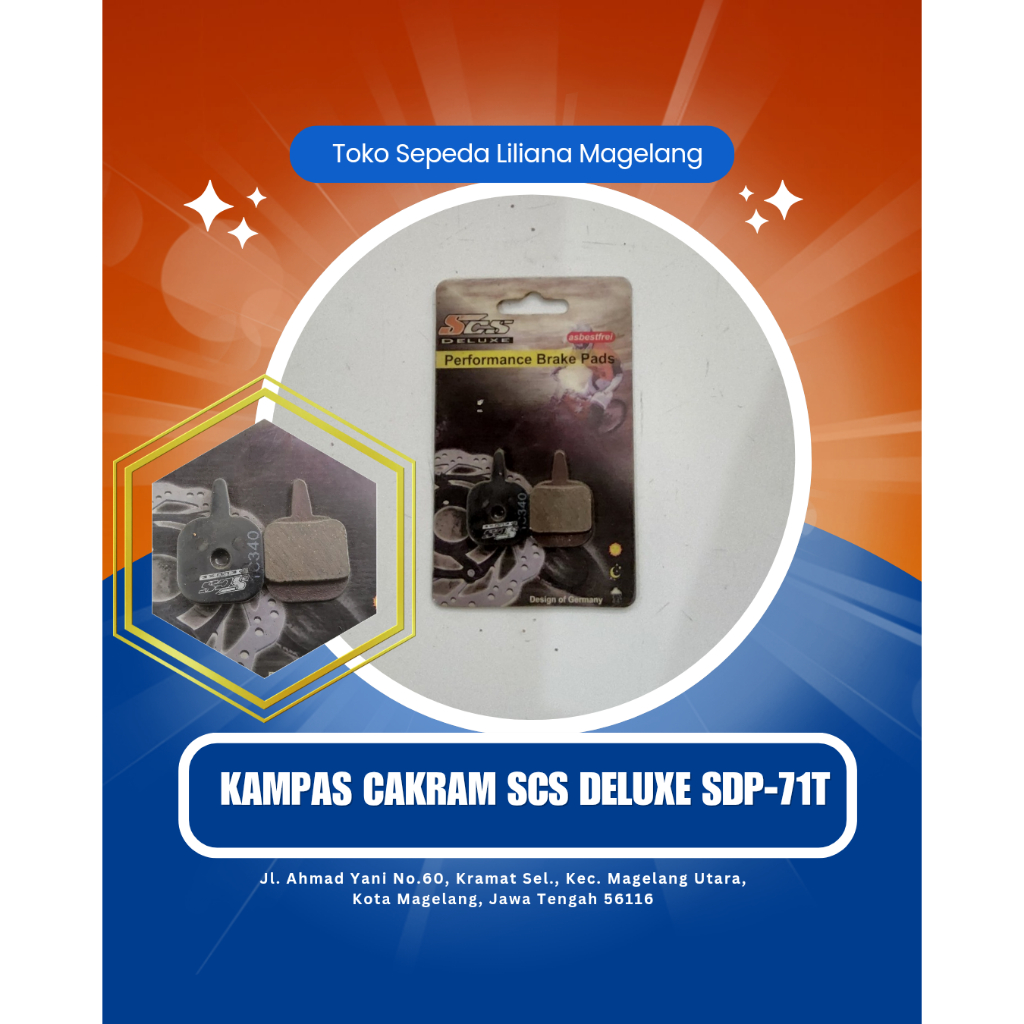 Kampas Cakram SCS Deluxe SDP-71T