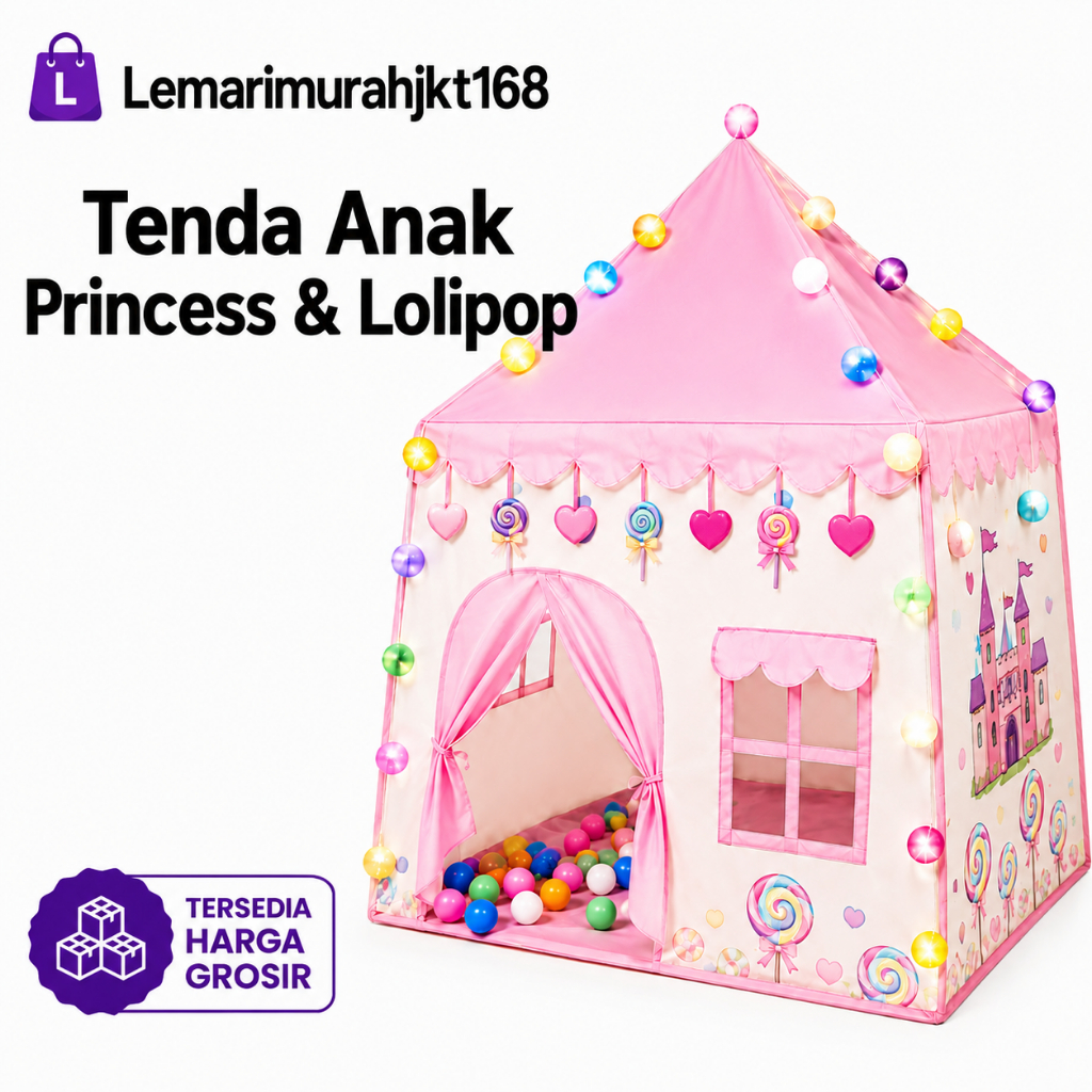 Princess Castel Tenda Anak Tenda Anak Bermain Tenda Camping Anak Princess
