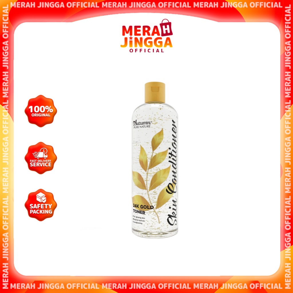 Autumn Toner Skin Conditioner - 24K Gold 500 ML | Merah Jingga Official