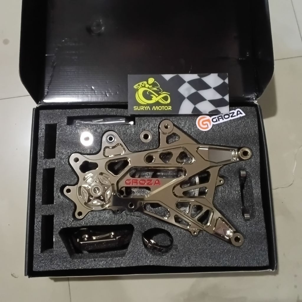 SWING ARM GROZA NMAX NEW FULL CNC WARNA CHROME