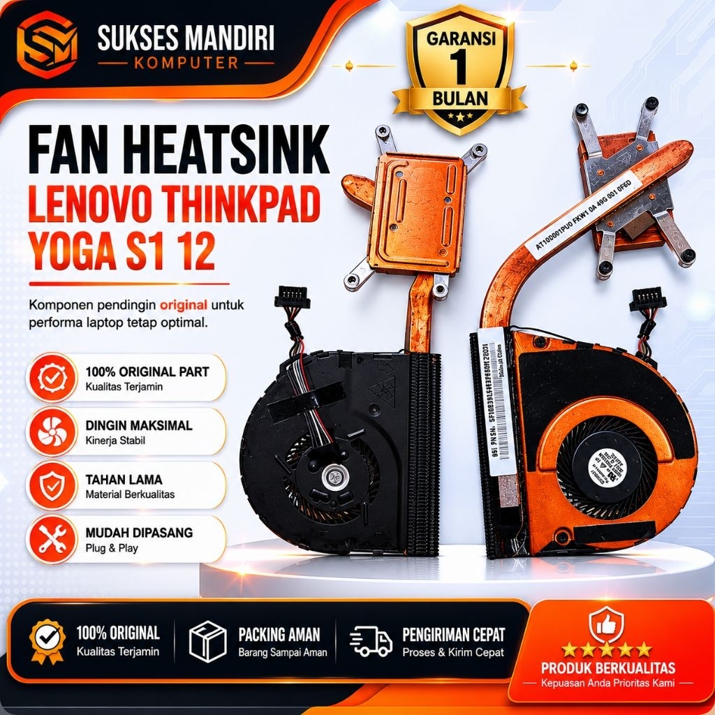 Fan heatsink kipas Thinkpad Yoga S1 Yoga 12 Original