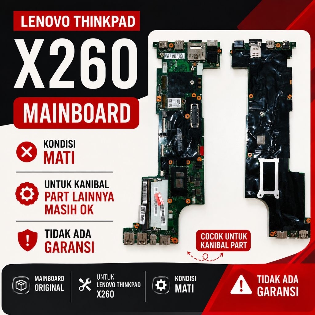 Mainboard Lenovo Thinkpad X260 Mati