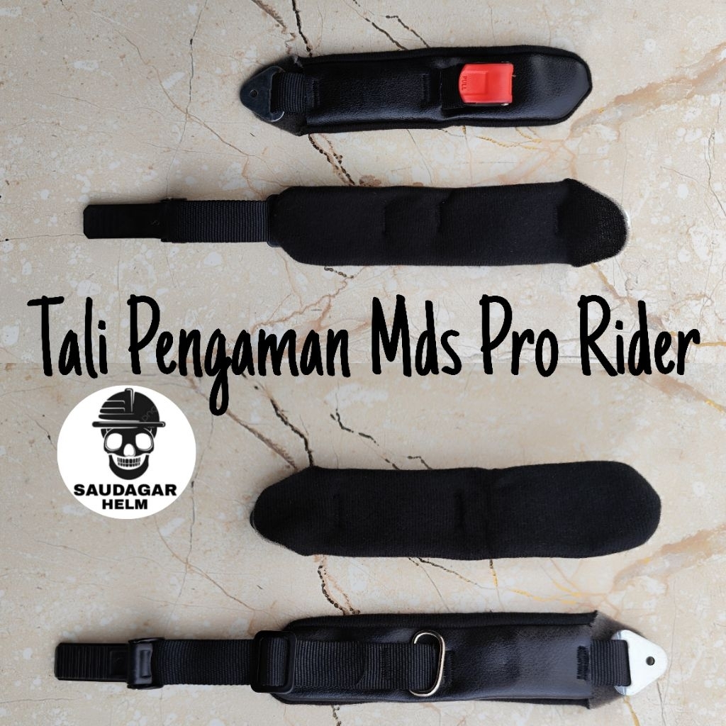 Tali Pengaman MDS Pro Rider Original / Tali helm MDS Pro Rider original