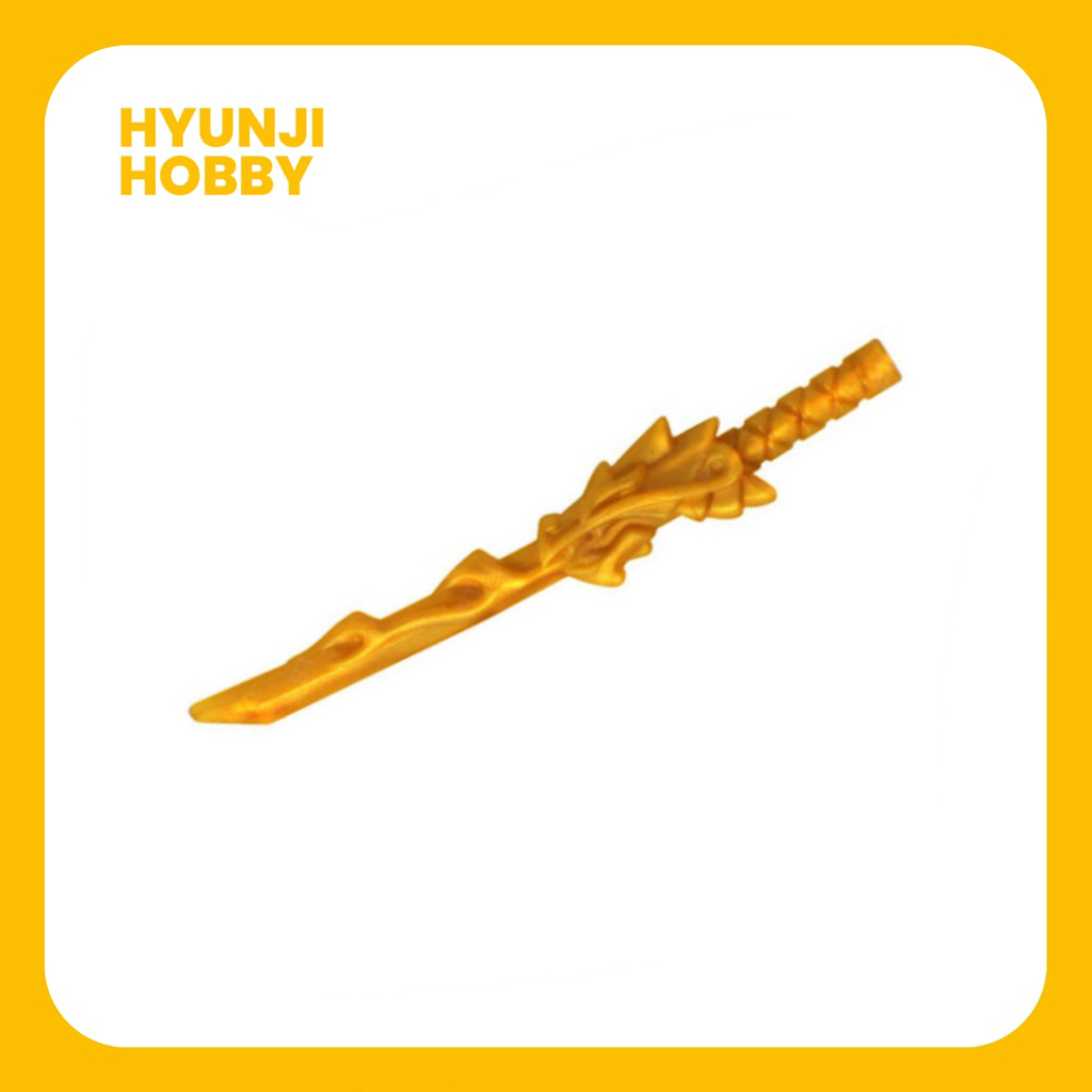 Lego Ninjago Part Golden Weapon Dragon Sword ori