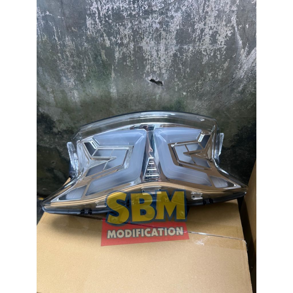 Stoplamp SUGA PCX CBU LED 2014-2017 Clear