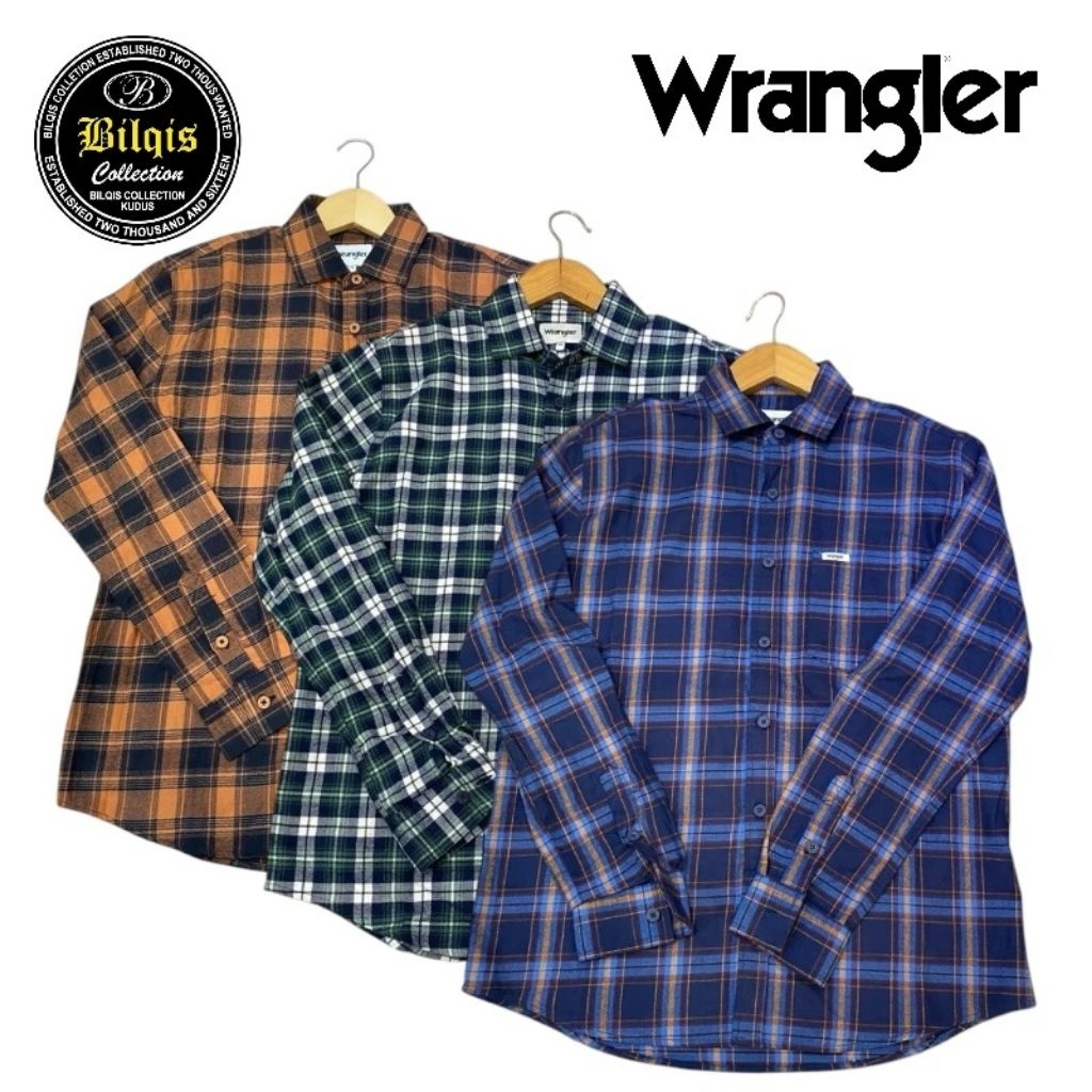 kemeja wrangler pria original