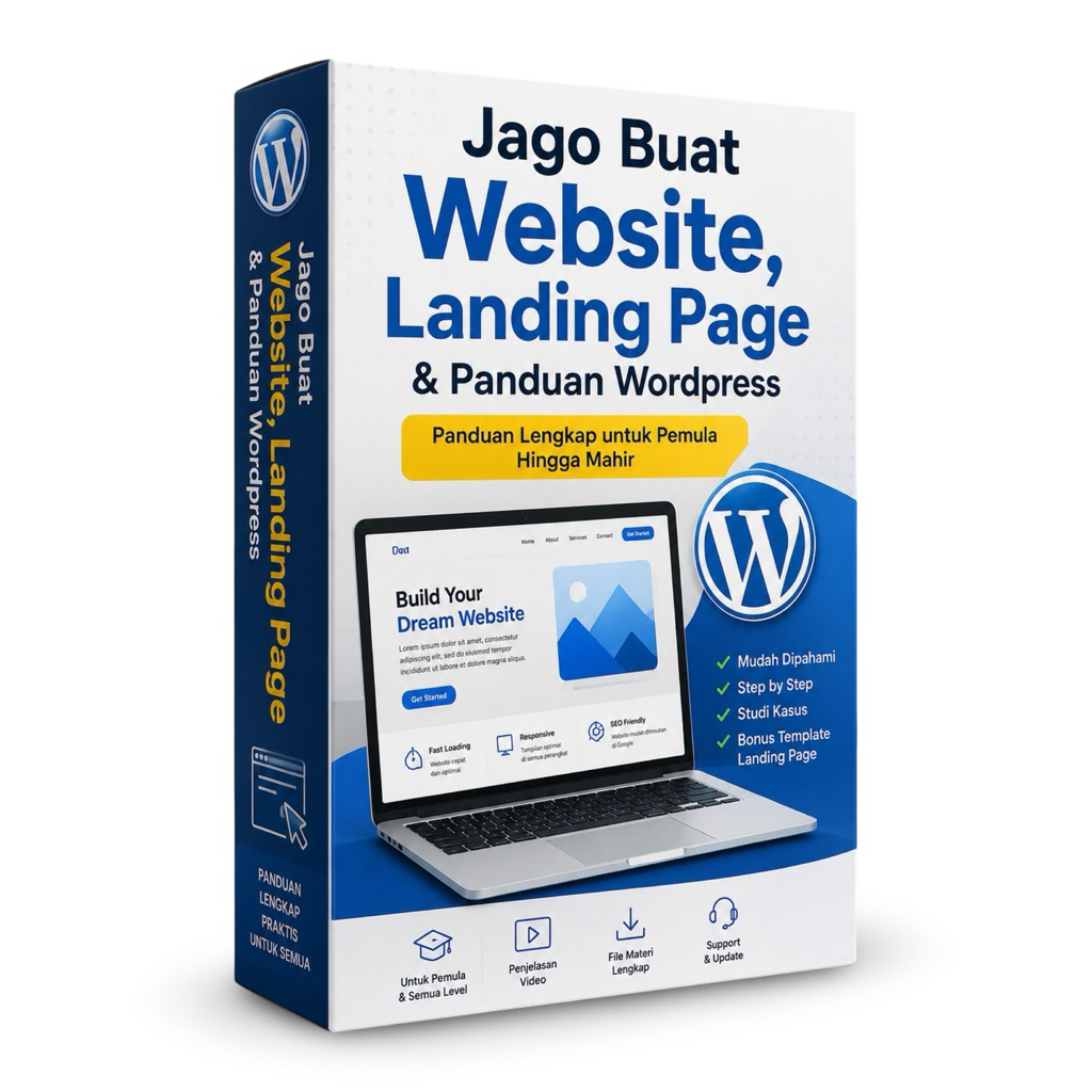 Jago Buat Website, Landing Page & Panduan Wordpress
