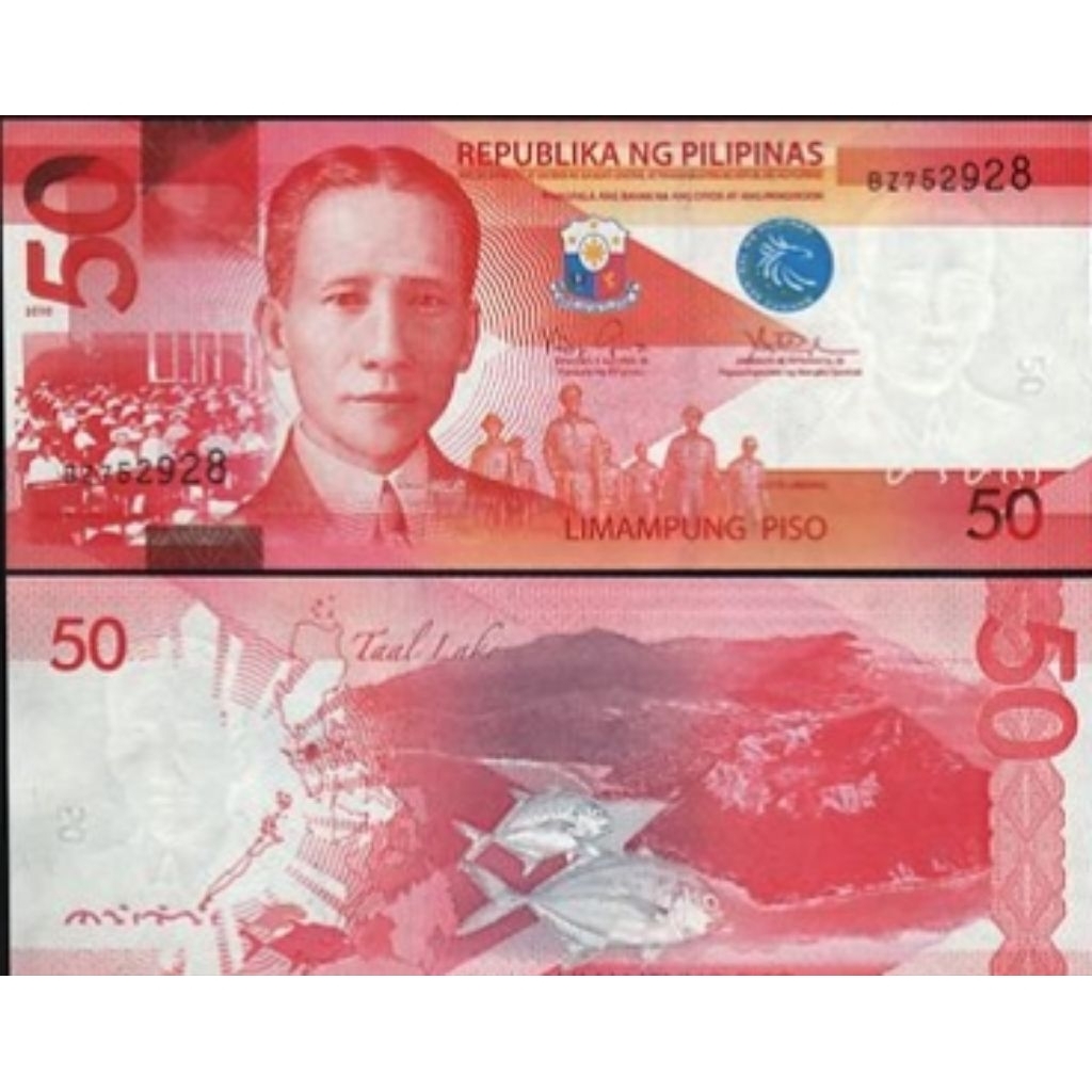 Mancanegara Uang Filipina 50peso VF untuk Mahar dan Numismatik