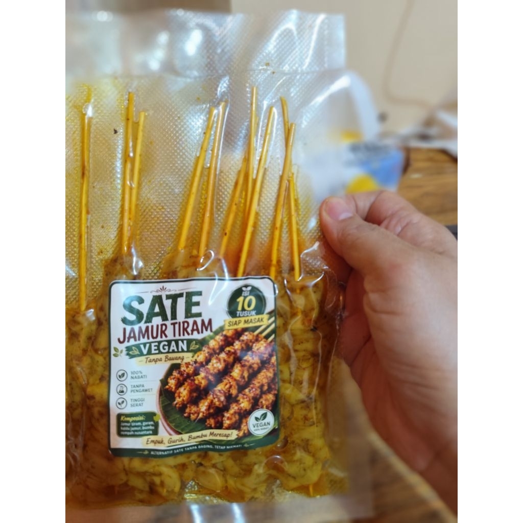 Sate Jamur Tiram/Sate Frozen/Vegan/vegetarian