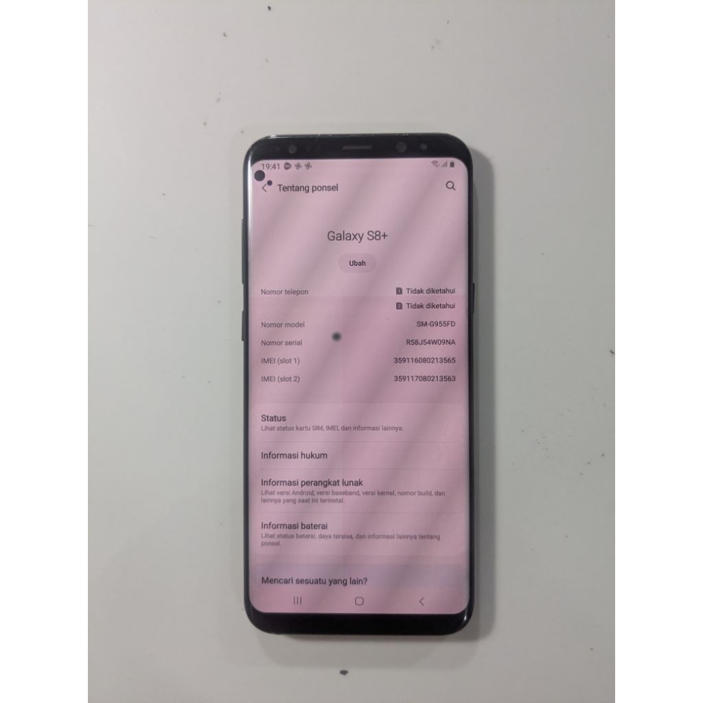 samsung s8+ bekas  ket baca deskripsi