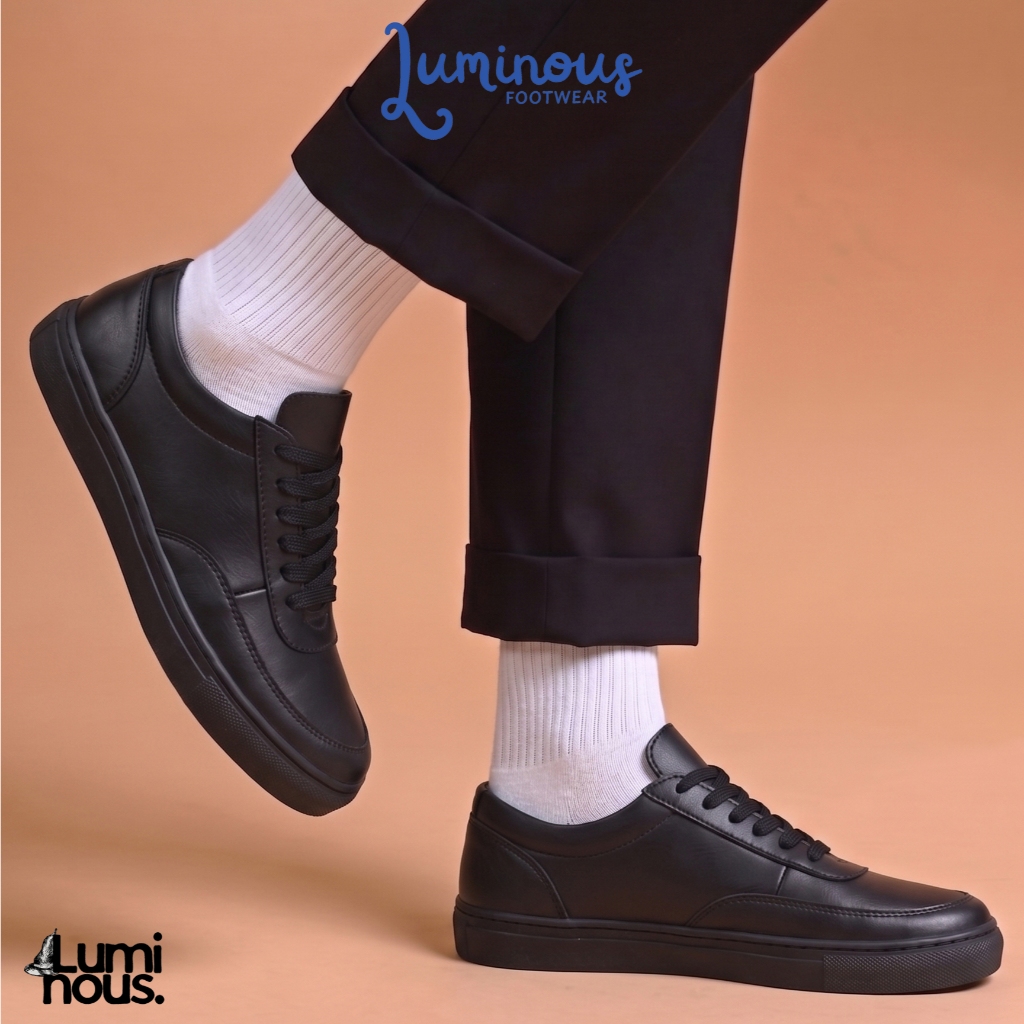 Sepatu Sneakers Formal Kerja Casual Pria - Luminous Gordon