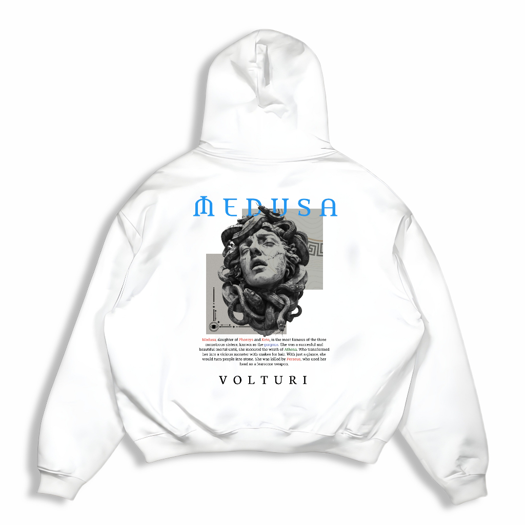 VOLTURI Sweater Hoodie Boxy Oversize Medusa