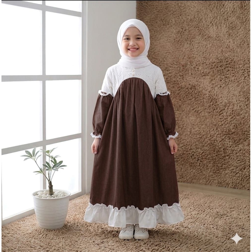 GAMIS ANAK - GAMIS QUINZA USIA 5-10 THN