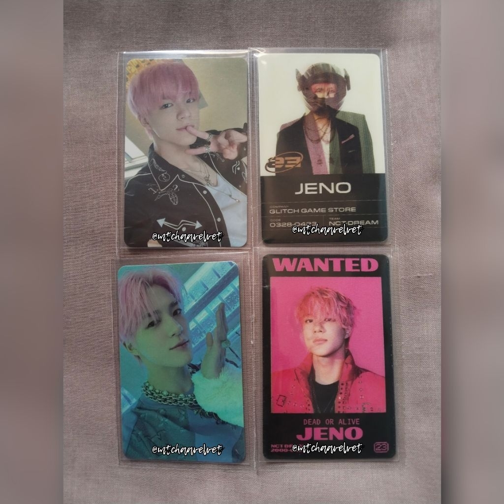 PHOTOCARD OFFICIAL JENO SCRATCH LENTI GLITCH MODE DIGIPACK VER. NCT DREAM PC LENTICULAR PB PHOTOBOOK