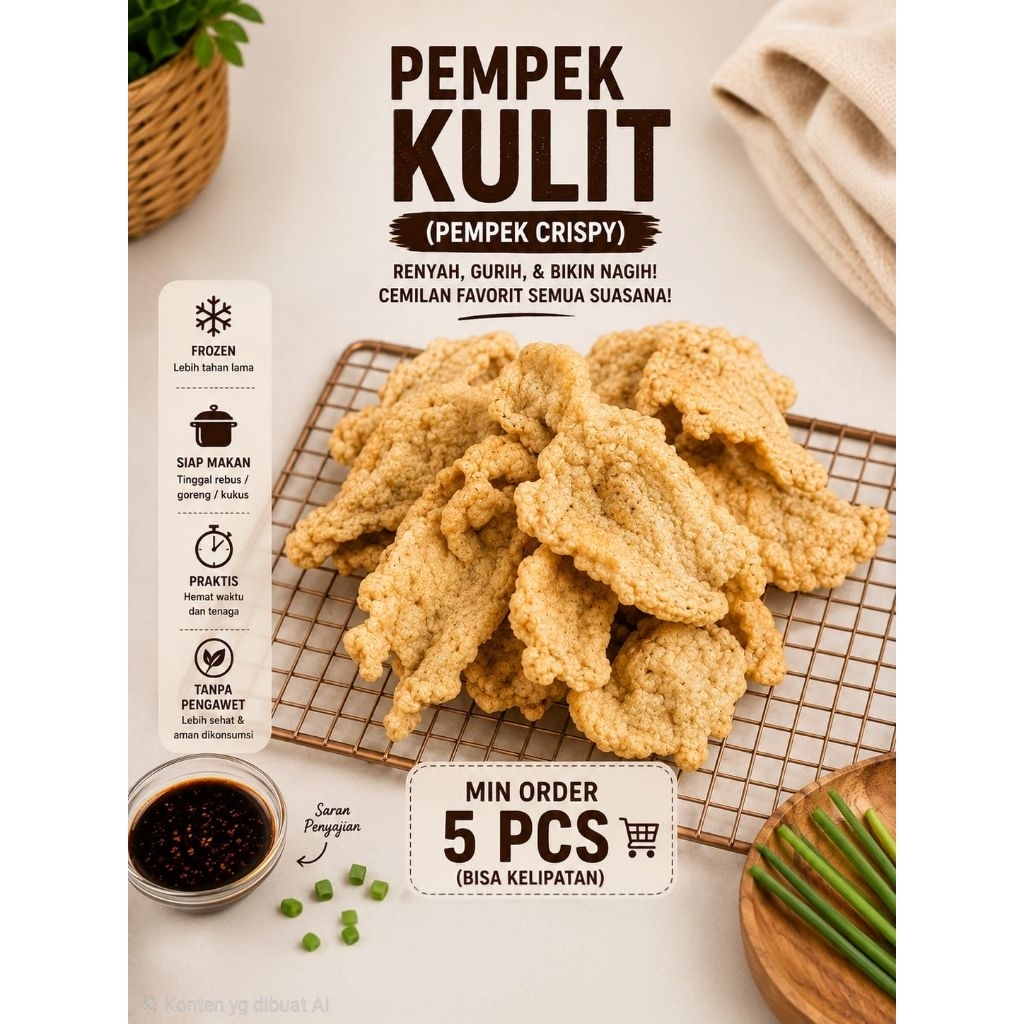 pempek kulit (pempek crispy)