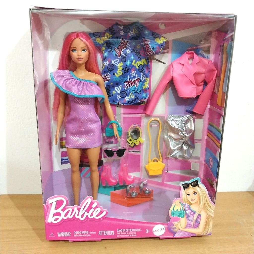 Barbie Odile Pink Hair Fashion Playset Custom Mattel Official Boneka Second Preloved Jadul Collector