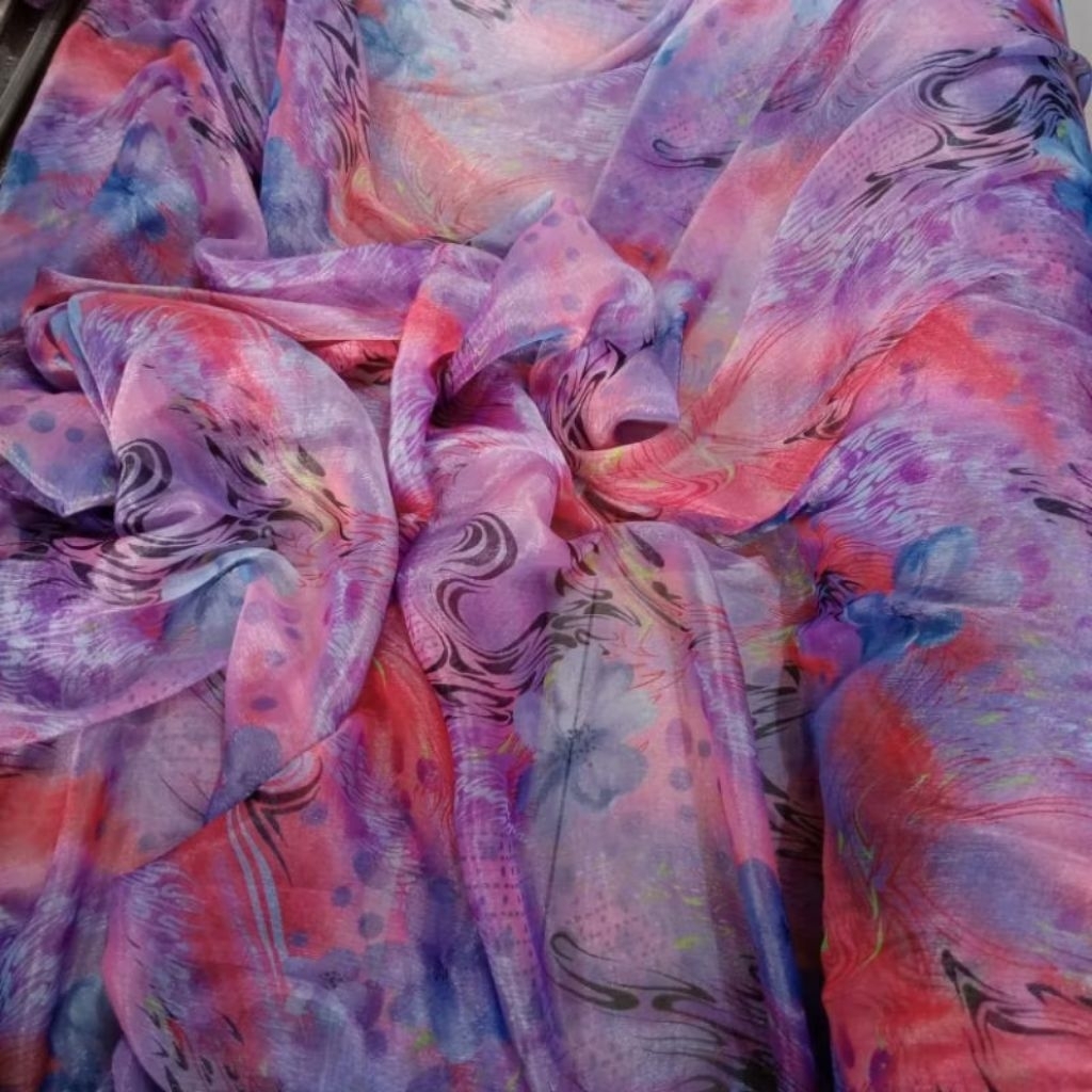 kain sifon motif - kain sifon salju motif - kain sifon shimier motif - kain sifon motif abstrak glos