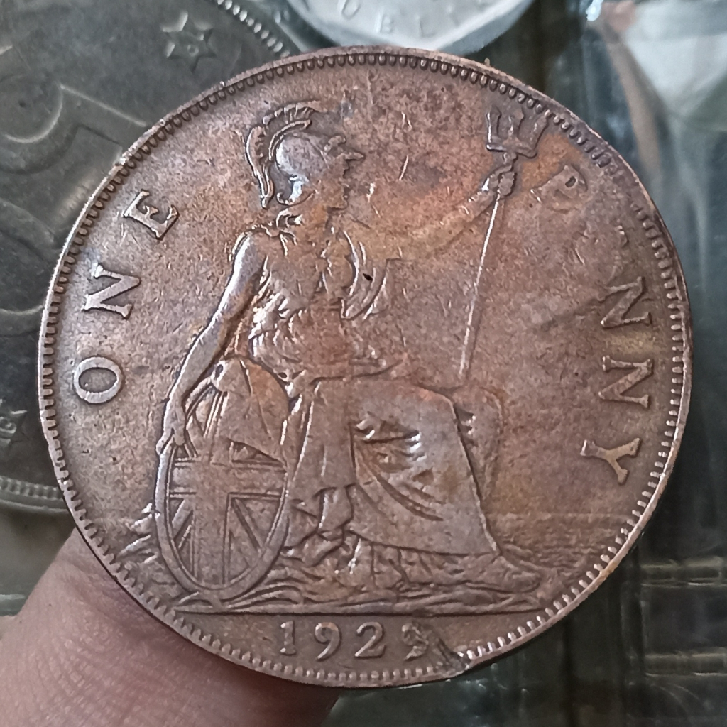 Koin Kuno Inggris (UK) 1 Penny - George V Tahun 1922