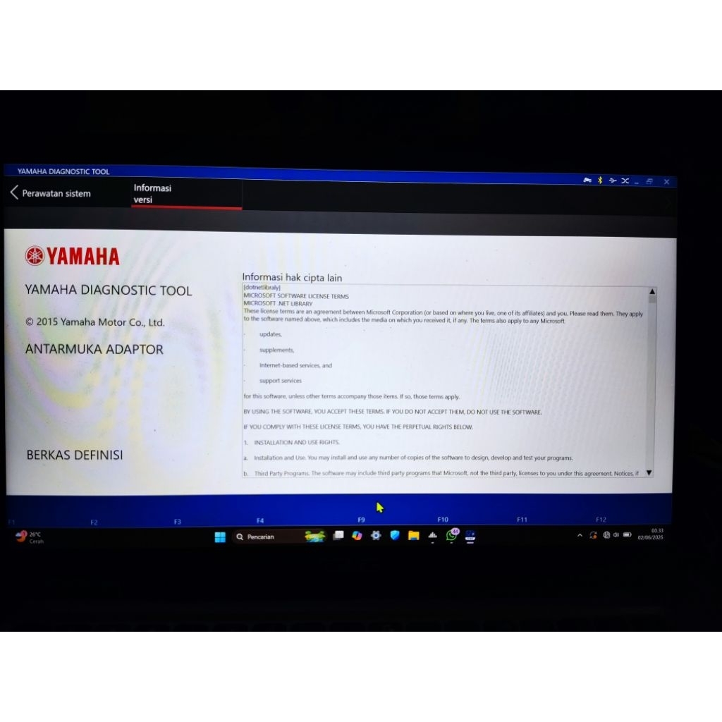 sofhware YDT yamaha diagnostic tool