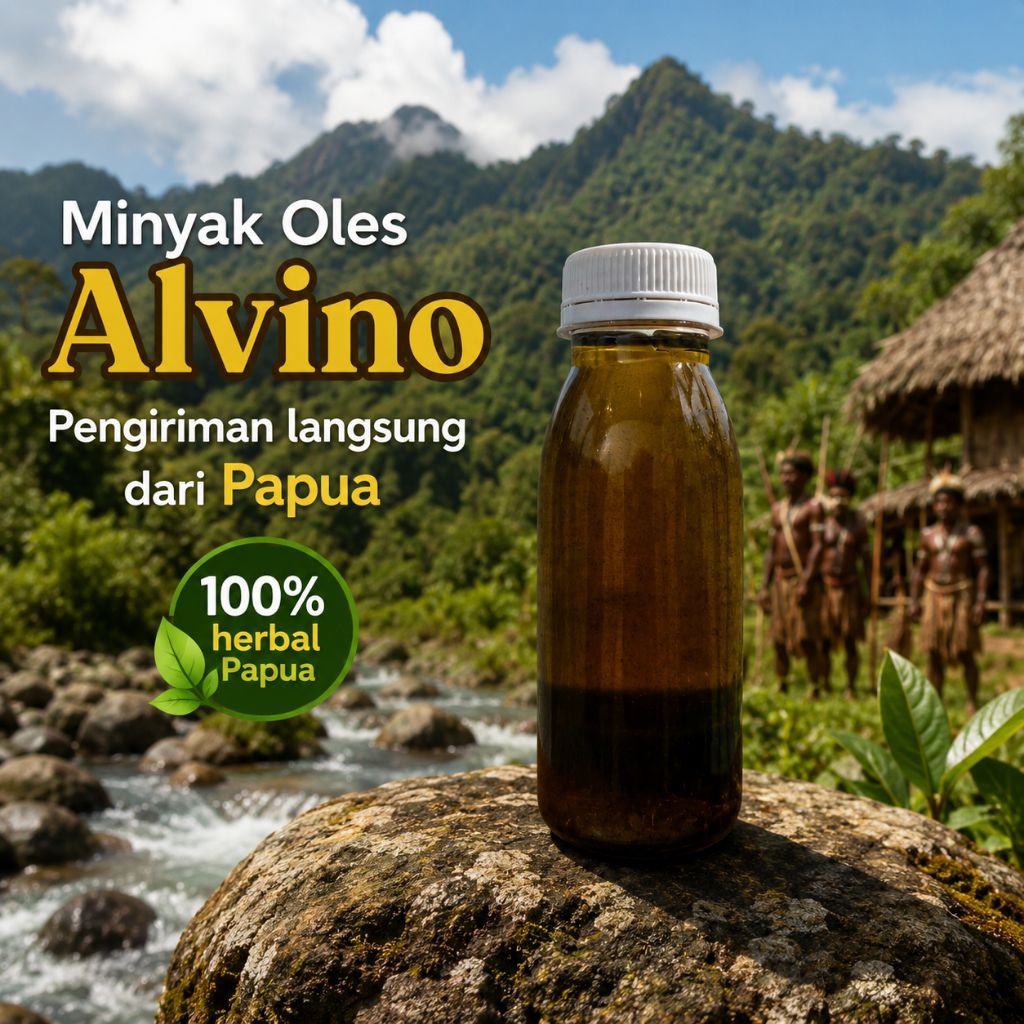 PROMO Minyak Alvino Asli : Pengiriman langsung dari Papua