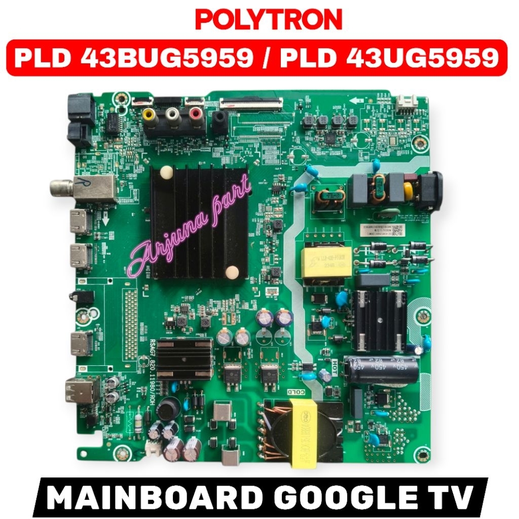 PLD 43BUG5959 / PLD 43UG5959 / MB TV POLYTRON PLD43BUG5959 / MAINBOARD TV POLYTRON PLD43BUG5959 / ME